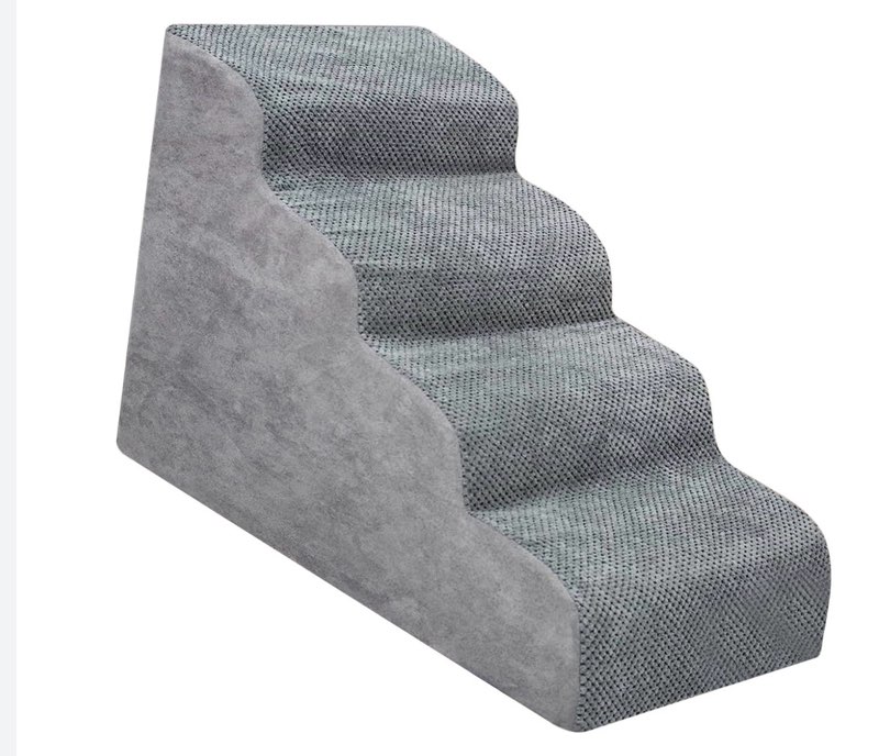 Dog-Stairs-Non-Slip-Pet-Ramp-Stairs-Dog-Ramp-for-Bed-Pet-Dog Steps 4 Tiers Training Stairs Removable and Washable