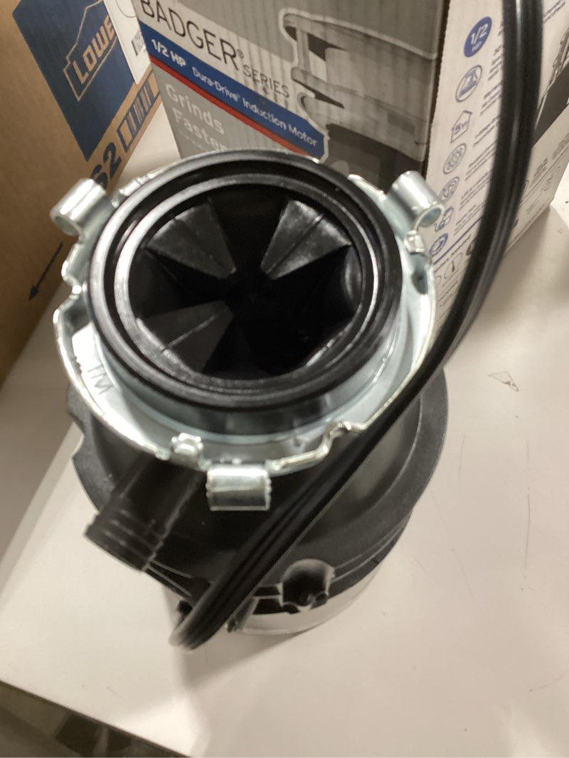 Condition photo showing Good Condition for insinkerator badger 5xl continuous feed 1/2-hp septic safe corded garbage disposal