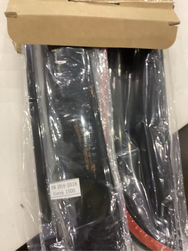 Tape On Window Visors Rain Guards for 2014-2018 Chevrolet Silverado & GMC Sierra 1500, 2015-2019 250