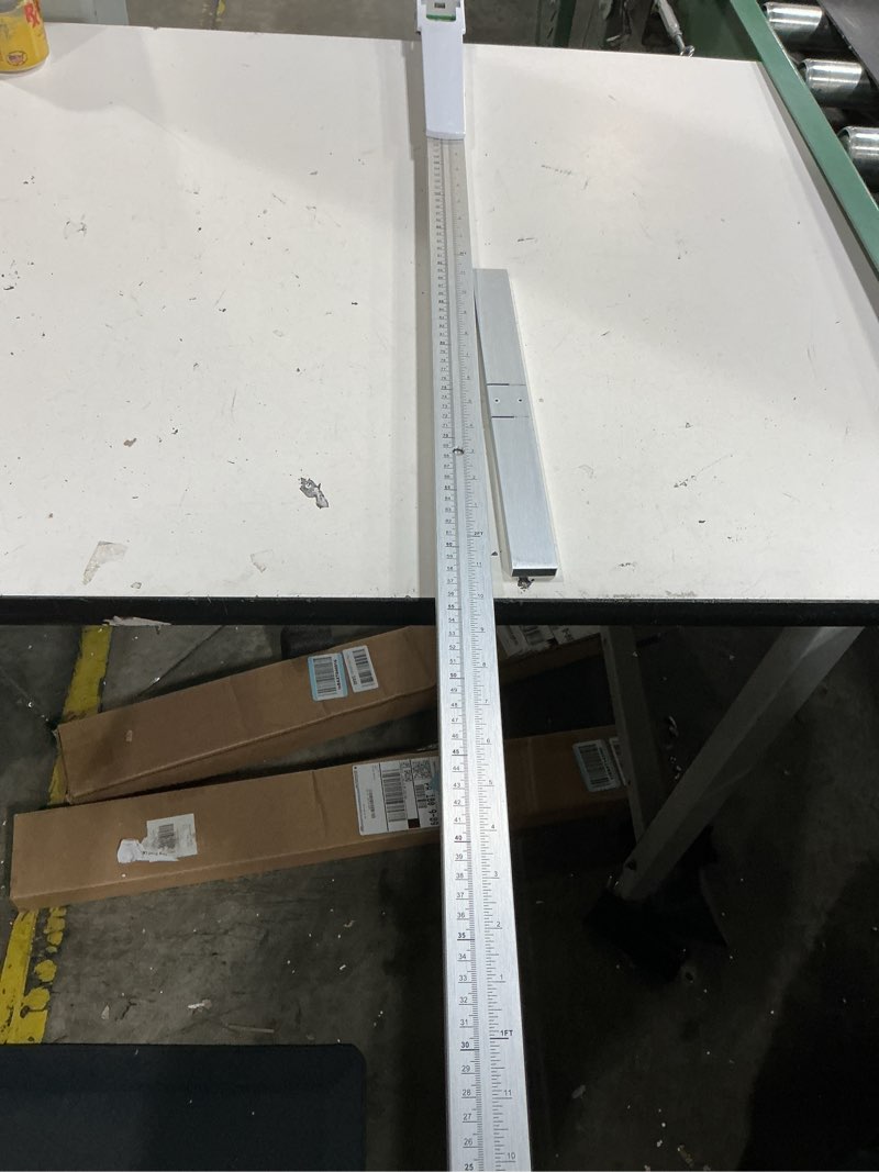 Condition photo showing As Is for helsevesen wall mounted stadiometer professional aluminum alloy telescopic height rod, mr-230 full size 2” to 90” for adults and kids, medical office, home, gym height measuring device