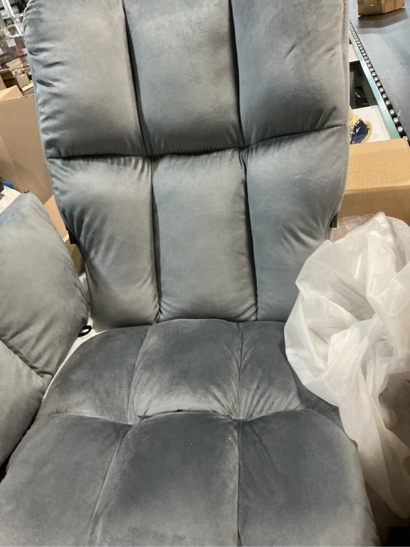 Condition photo showing As Is for ((Similar ))Chair Swivel Desk Chair Nordic Leisure Swivel Chair,Mid Back Ergonomic Comfort Computer Chairs with Armrest,Load Bearing 200Kg for Office Chair,White,One Size White One Size