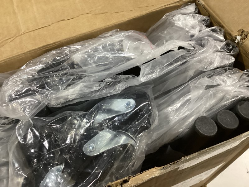 Condition photo showing New/Like New for Storage Shelves Organizer - 5 Tier Metal Shelf Organizer with Metal Wheels and Adjustable Leveling Feet, Heavy Duty Garage Shelving for Kitchen, Pantry and Closet, 33.1"x12.6"x73.5", Black Black 33.1W x 12.6D x 73.5H(5T)