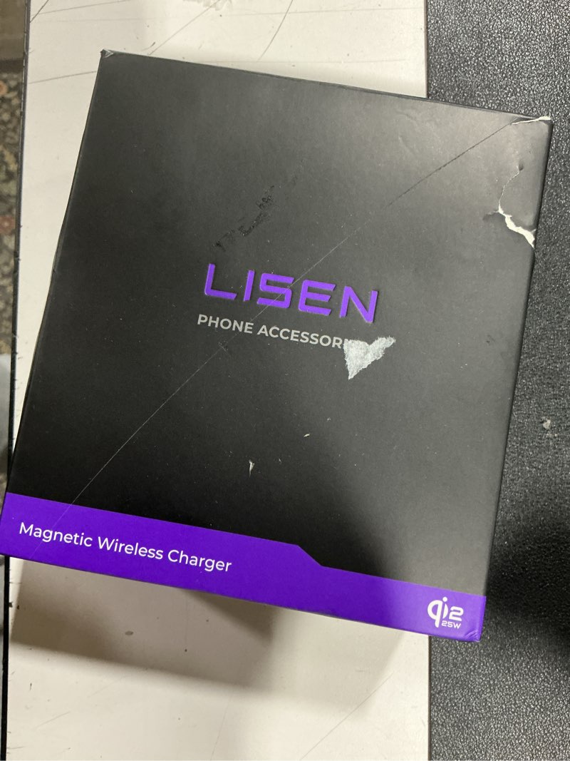 Condition photo showing Good Condition for (Incomplete) LISEN for Qi2.2 25W MagSafe Car Mount Charger?[Top Spec with Cooling Fan?95W Fast Adapter] Wireless 