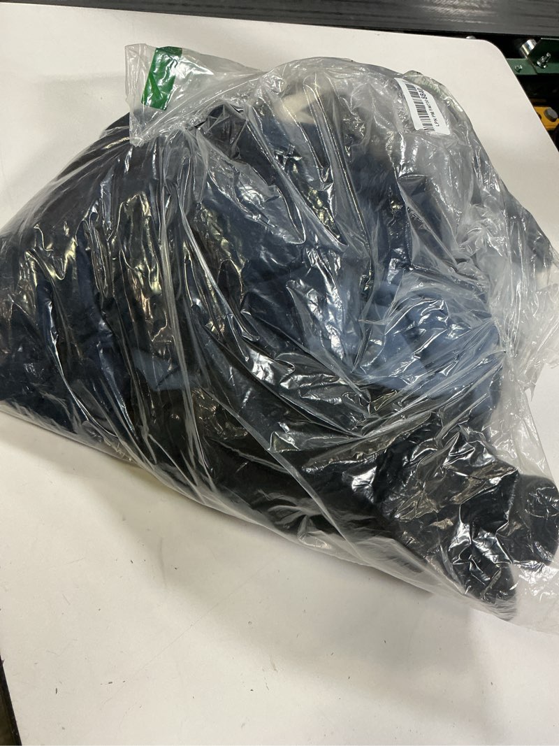 Condition photo showing As Is for 4 Pack Big and Tall Men's Sweatpants Open Bottom Joggers Elastic Waist Drawstring with Pockets Athletic Pants Dusty Blue, Navy Blue, Heathered Gray, Black 3X-Large