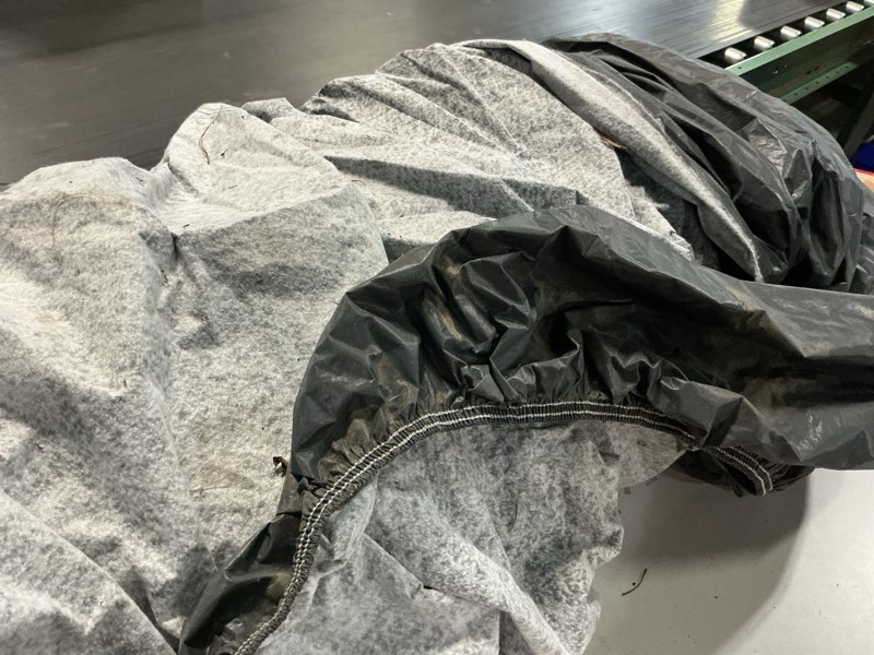 Condition photo showing As Is for gunhyi 6 layer suv car cover custom fit ford escape (2008-2025) waterproof all weather, heavy duty outdoor snow sun rain uv protection (ships from us warehouse, delivery 3-8 days) ford escape (2008-2025) 6 layer-inner cotton