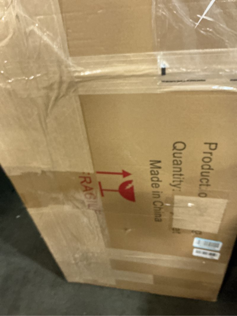 Condition photo showing New/Like New for yotree paintings, 24x48 inch wall art oil hand painting gold-silver tree painting 3d hand-painted on canvas abstract artwork art wood inside framed hanging wall decoration abstract painting