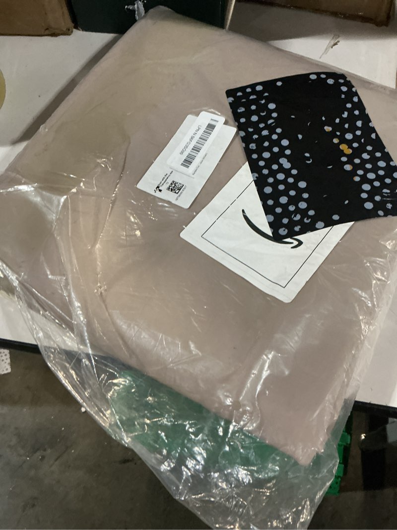 Condition photo showing New/Like New for cat food mat, 50" x 35" extra large silicone pet feeding mat with raised edge pet placemat for food and water bowl non-slip, easy to clean, floor protection (khaki) 50"l x 35"w khaki