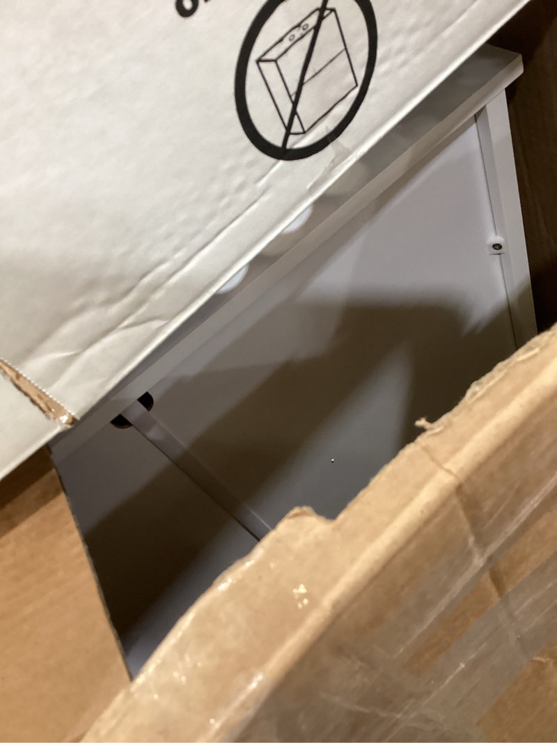 Condition photo showing Good Condition for anctor 3 door armoire wardrobe closet with mirror, large wardrobe closet with doors, white armoire for bedroom with hanging rods & shelves for long clothing, short clothing and stacking, modern