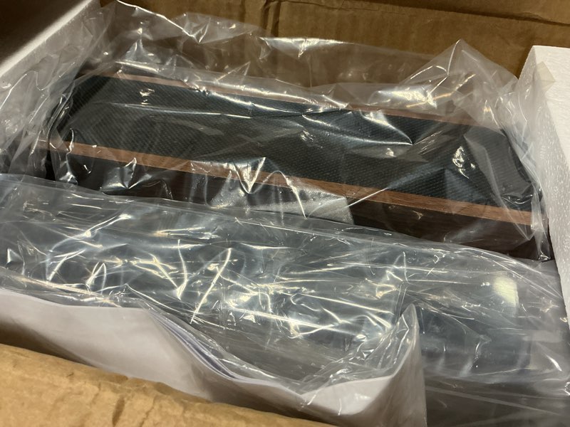 Condition photo showing Good Condition for LP&No.1 Record Player with Stereo Speakers, 3-Speed Belt-Drive Turntable for Vinyl Records with Wireless Playback and Auto-Stop,Walnut Wood