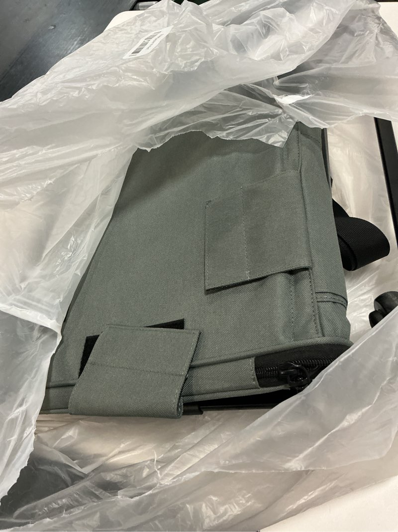 Condition photo showing Good Condition for Large Pet Carrier with Wheels, Foldable Rolling Dog Carrier with Big Pocket, Cat Rolling Bag 21"x13"x13" for 2 Cats &Dogs, for Travel, Outdoor, Vet Visits, Camping, Indoor. Gray. (Not for Airline)