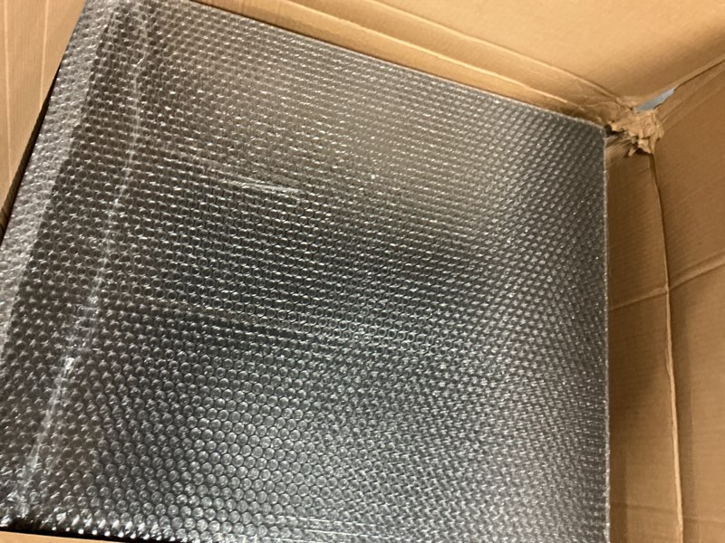 Condition photo showing Good Condition for 50 pack 24 attic insulation baffle, large black durable polypropylene attic baffles 24" on-center rafter bays with 2" air channel rafter vents improve roof ventilation and prevent insulation blockage 50 for 24" rafter bays
