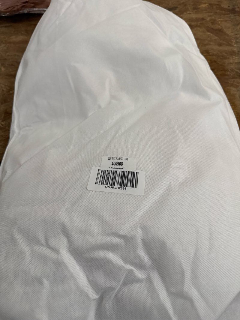 Condition photo showing Good Condition for premium down pillow, king, soft