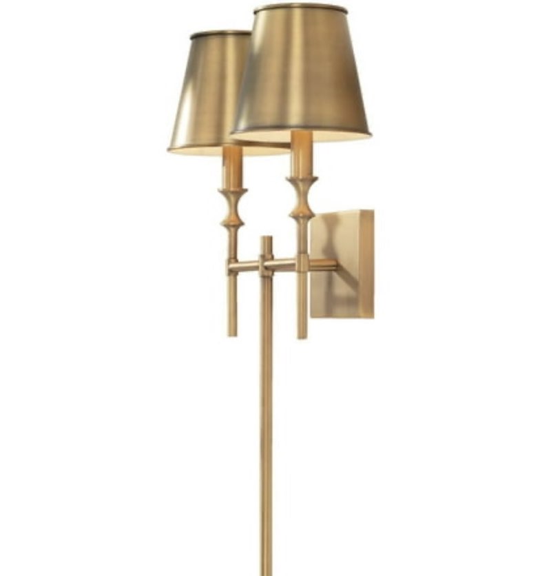 Capital Lighting 649721-708 Whitney 2 Light 26  Tall Wall Sconce - Brass