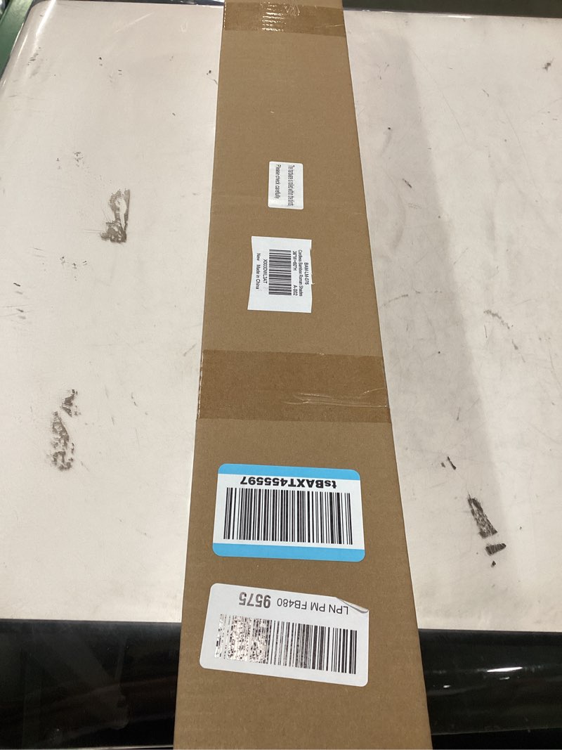 Condition photo showing New/Like New for LazBlinds Cordless Bamboo Roman Shades, Privacy Window Treatment, Roll Up Bamboo Blinds for Windows, 36'' W x 60'' H Privacy - Whitewash 36'' W x 60'' H