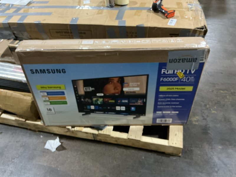 Condition photo showing As Is for SAMSUNG 40-Inch Class Full HD F6000 Smart TV (2025 Model) HDR, Object Tracking Sound Lite, Knox Security, One UI Tizen, Smart TV 40-Inch F6000 Series
