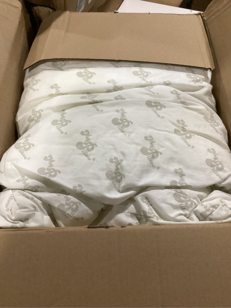Condition photo showing Good Condition for MyPillow Bedding Bed Pillows for Sleeping Queen Size, Gusseted for Back, Stomach or Side Sleepers - My Pillow Premium Pillow [Queen, Firm] C) Firm Queen