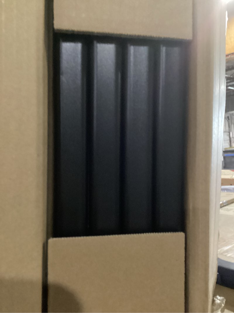 Condition photo showing Good Condition for Zinus Rumi 14in Queen Metal Bed Frame, Quick Assembly SmartBase® Mattress Foundation, Heavy Duty Sturdy Steel with No Box Spring Needed, Eco-Friendly Packaging, Black Black Queen Basic Assembly