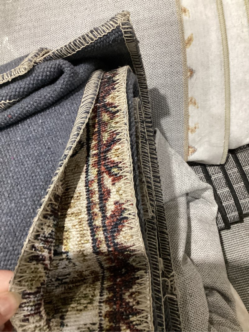 Condition photo showing Good Condition for loloi amber lewis georgie collection ger-04 teal/antique 8'-4" x 11'-6", .19" pile height, area rug teal / antique 8'4" x 11'6" (rectangular)