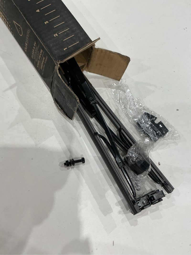 Condition photo showing Good Condition for clixwipers rv 2-pack 28" + 28" class-a oem heavy duty replacement all-weather steel windshield wipers for jumbo hook arms - w/saddle adapter (set of 2) 28" + 28" (set of 2)