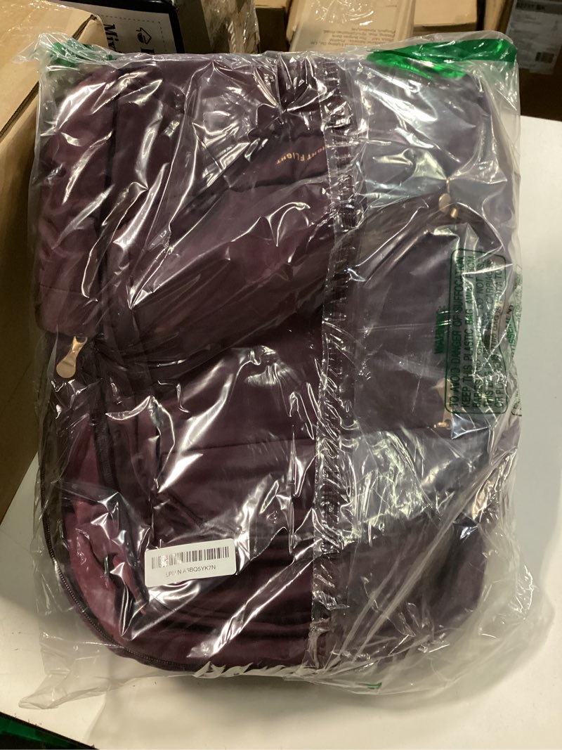 Condition photo showing New/Like New for LIGHT FLIGHT Travel Laptop Backpack Women, 17.3 Inch Laptop Backpack with USB Charging Hole, Water Resistant College Bookbag, Black Computer Backpacks for Work,05-purple… 17.3 Inch without Wheels Purple