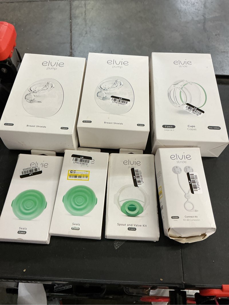 Condition photo showing Good Condition for assorted elvie breast pump essentials 