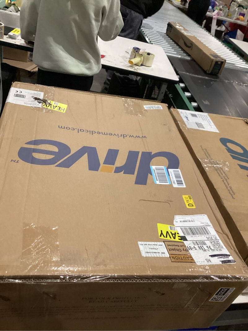 Condition photo showing New/Like New for Drive Medical Lightweight Folding Transport Wheelchair - Reliable Mobility Support - Durable Steel Frame - Swing-Away Footrests - Compact Travel Design - Silver