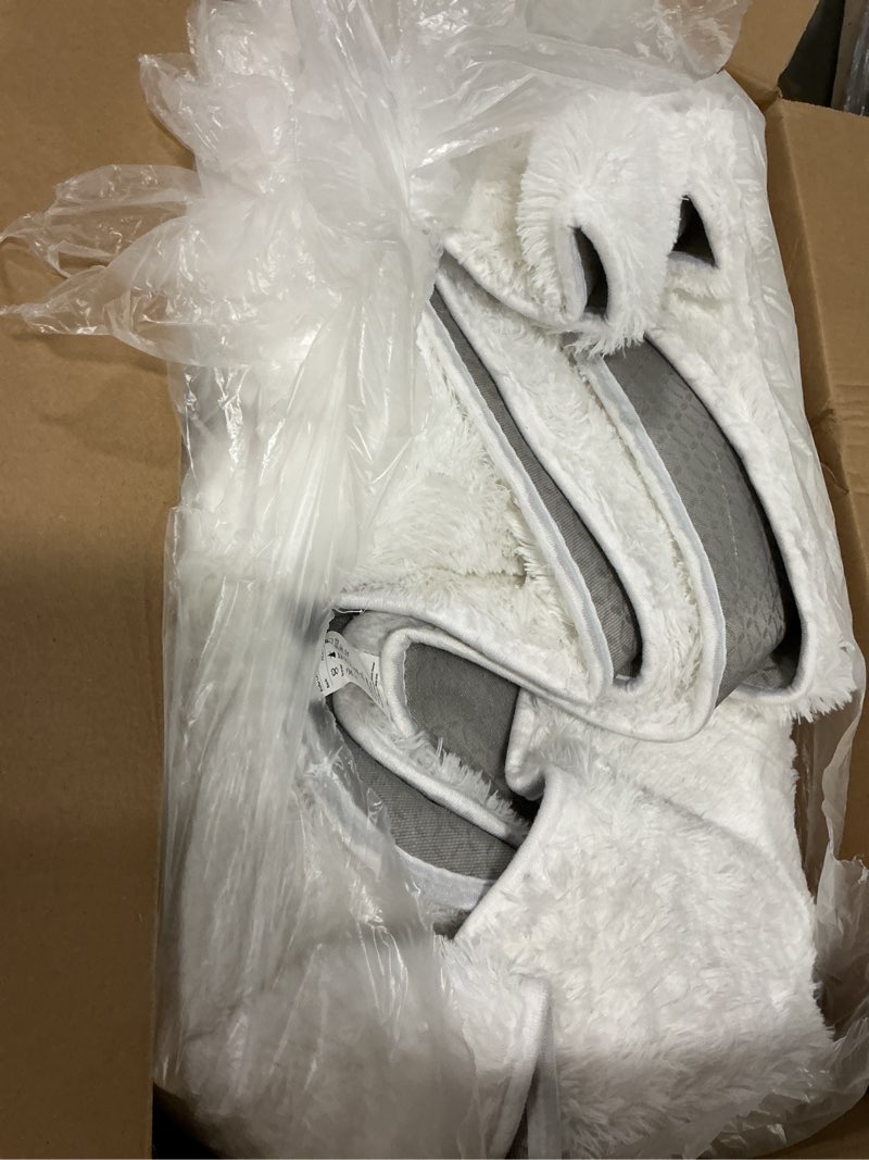 Condition photo showing Good Condition for Ophanie 5x8 Rugs for Living Room,White,Large Fluffy Fuzzy Plush Shag Shag Comfy Soft?Non-Slip Indoor