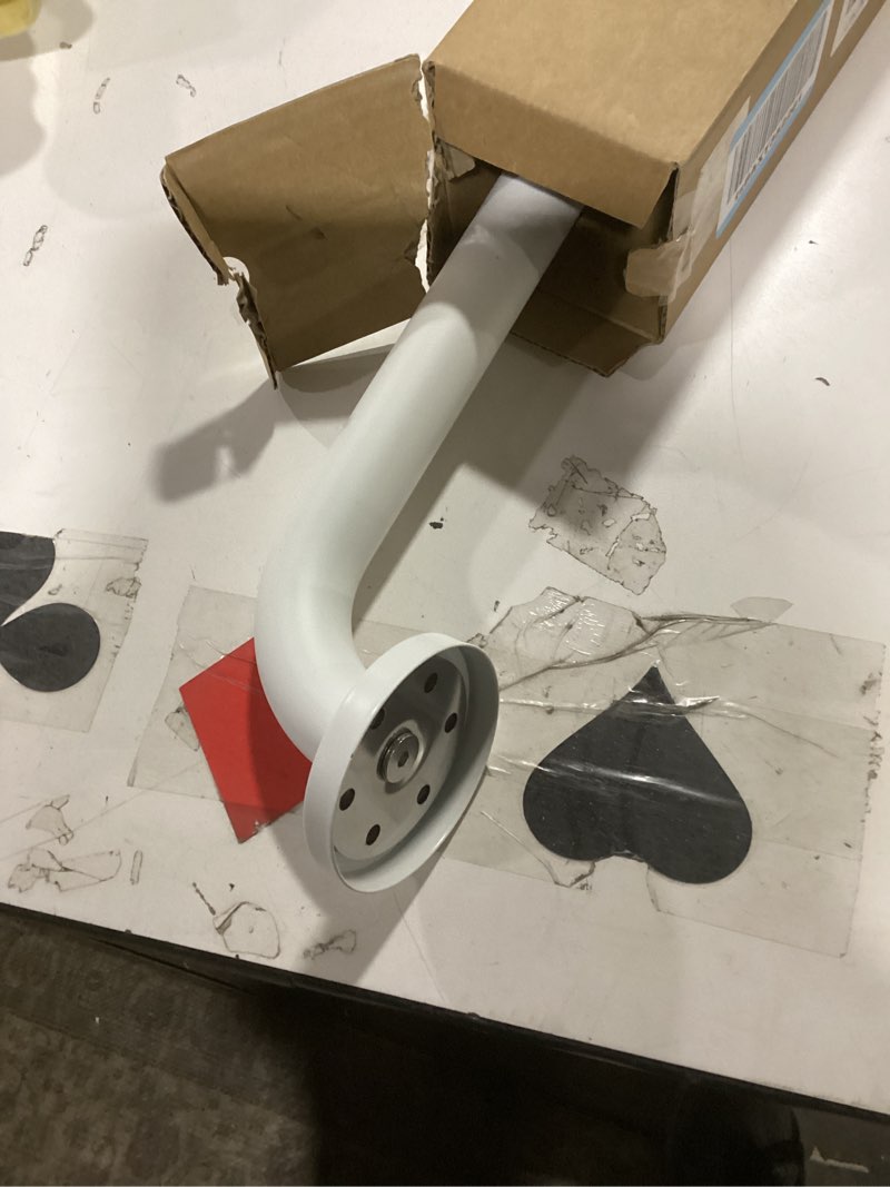 Condition photo showing Good Condition for ROTHLEY 18 Inch Bathroom Safety Grab Bar: Matte White Shower Grab Bars with Concealed Screws for Elderly or Handicapped 18 Inch Matte White