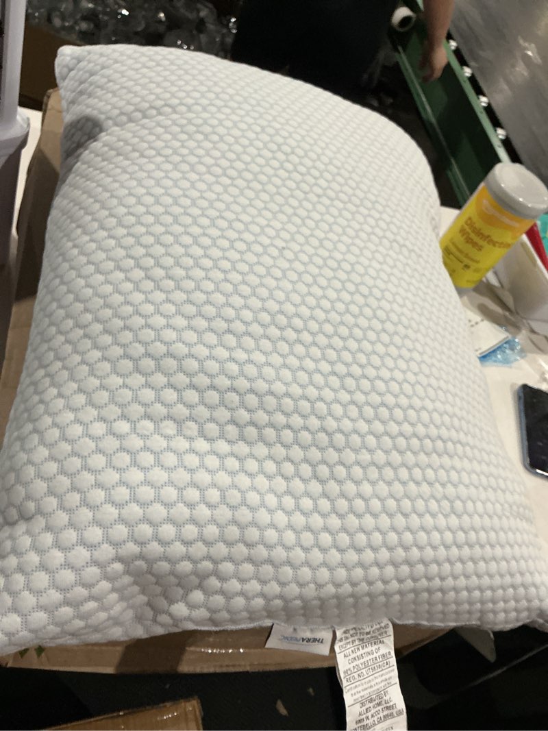 Condition photo showing As Is for molecule infinity pro cooling gel memory foam adjustable pillow, standard
