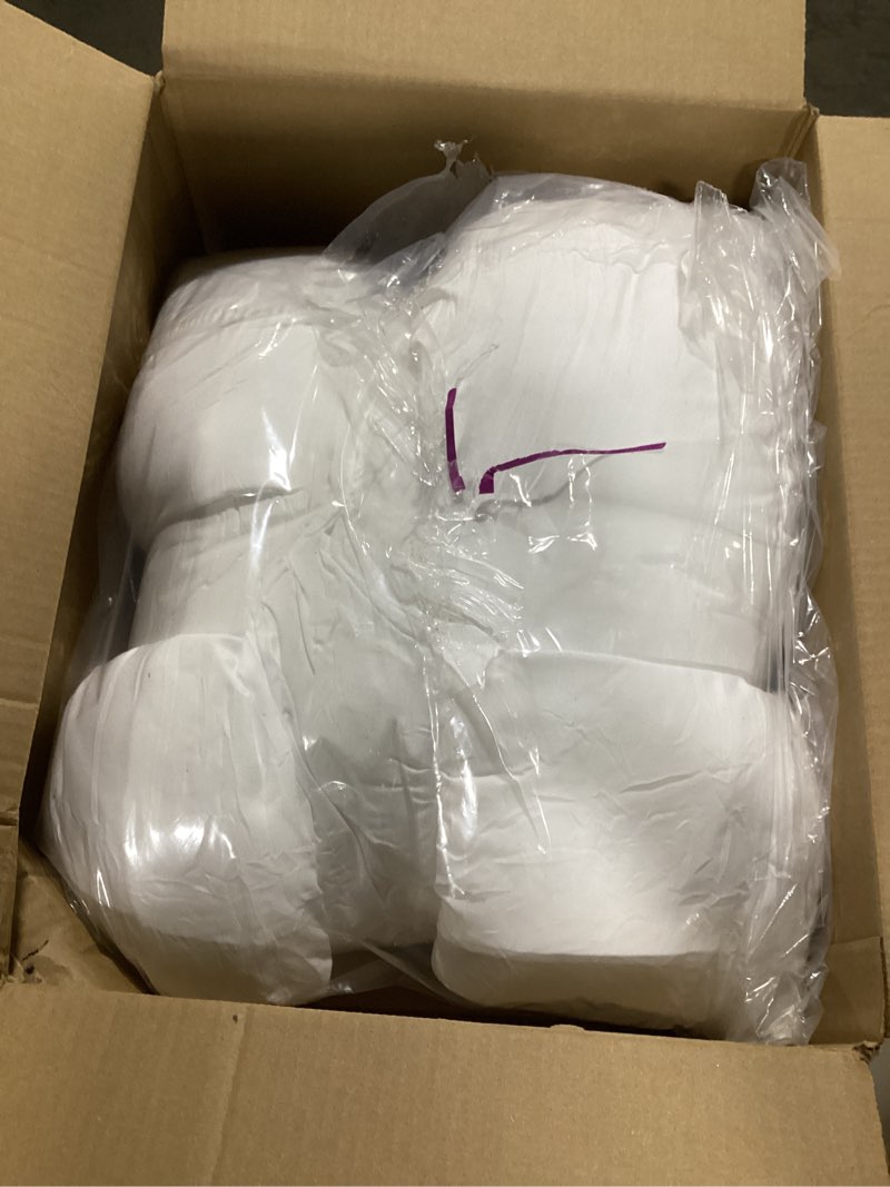 Condition photo showing Good Condition for Throw Pillows Insert Set of 2, White 20x20 in Pillow Inserts with 100% Cotton Cover,Bed and Couch Decorative Stuffer Pillows,Indoor Pillows for Sofa