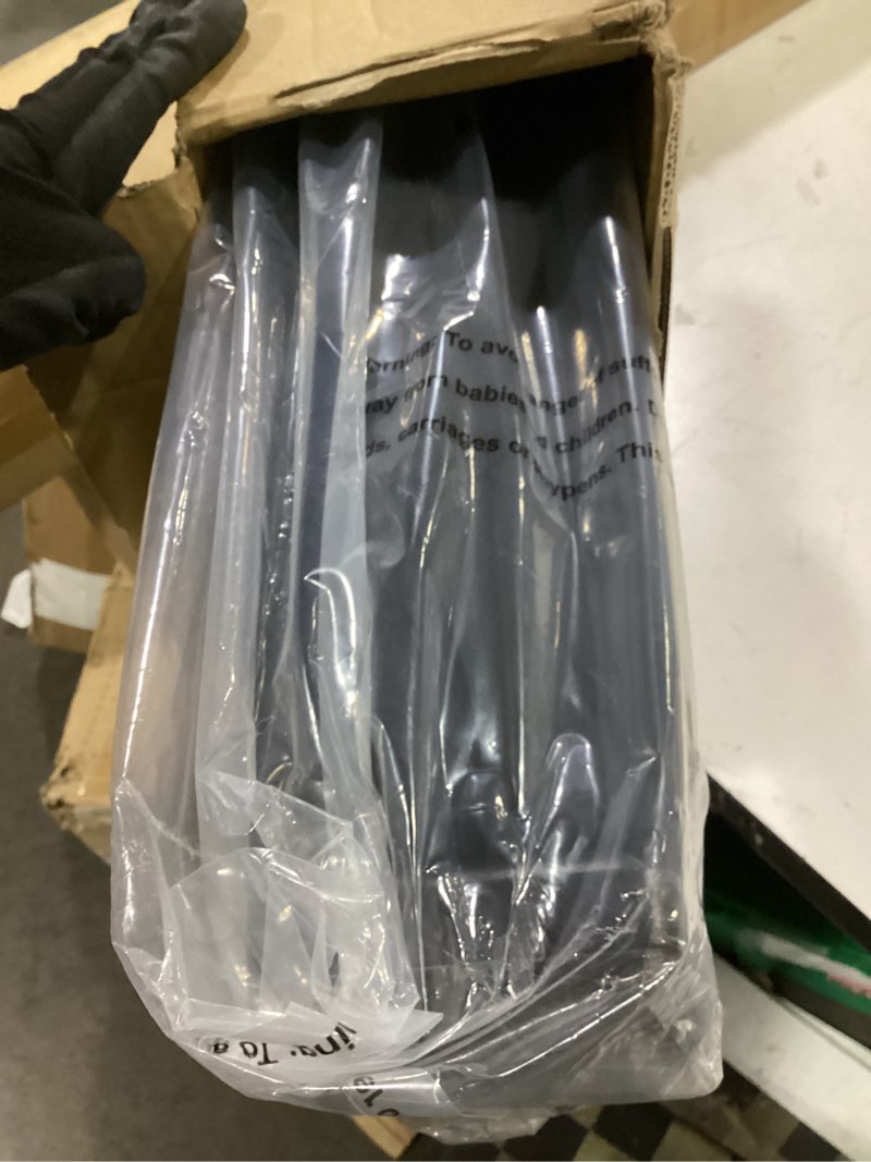 Condition photo showing Good Condition for sunnyglade 9' solar led lighted patio umbrella with 8 ribs/tilt adjustment and crank lift system (black)