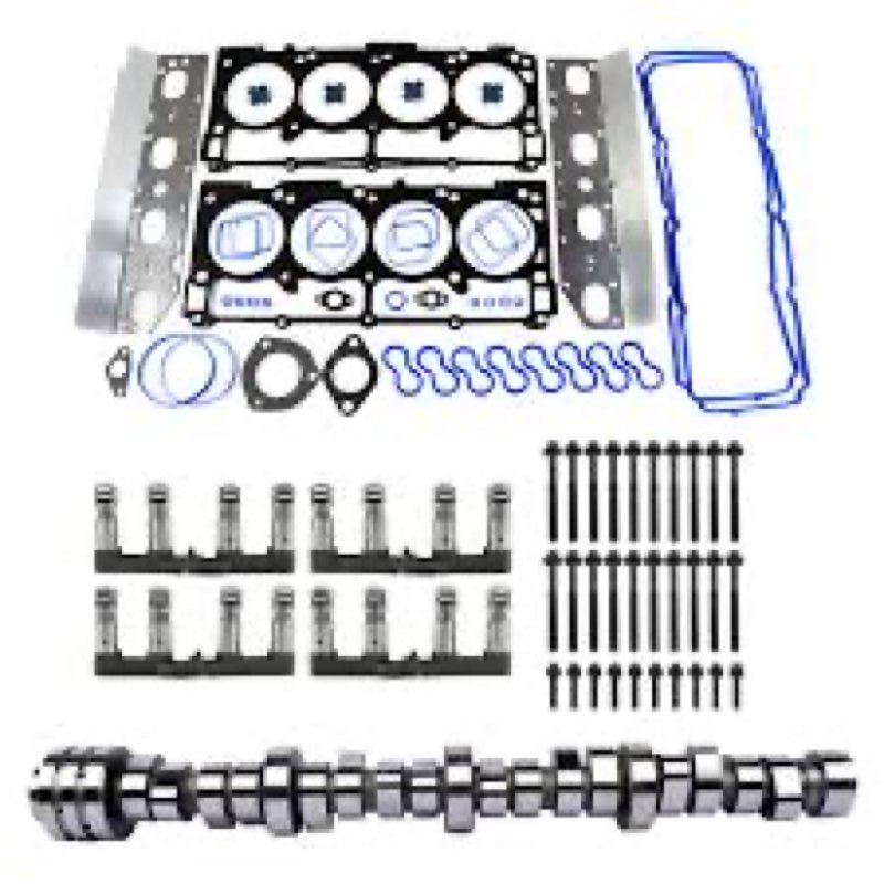 GELUOXI MDS 5.7 HEMI Lifters Camshaft Kit Engine Gaskets Timing Chain Kit Replacement for Dodge Ram 1500 V8 5.7L 2009-2015 Part# HS26423PT 53022263AF 53021726AD 53021726AE