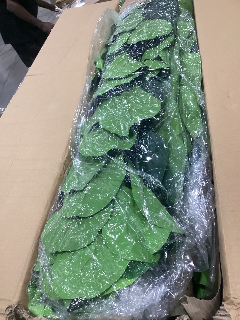 Condition photo showing Good Condition for floworld fiddle leaf fig tree artificial plant 4ft tall faux plants indoor fake ficus lyrata plant in pot artificial fig trees for home office store room decor indoor outdoor housewarming gift 4 ft