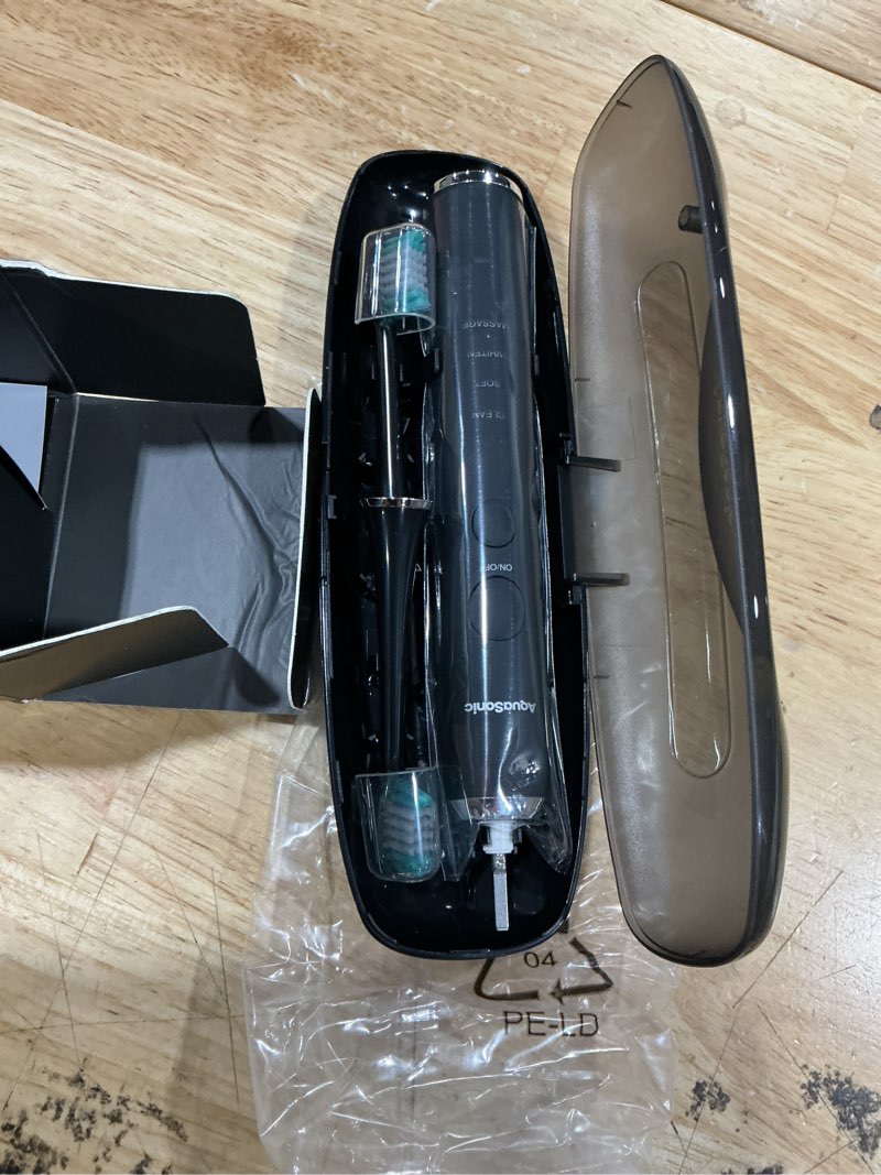 Condition photo showing Good Condition for aquasonic black series ultra whitening toothbrush – ada accepted electric toothbrush- 8 brush heads & travel case – 40,000 vpm electric motor & wireless charging - 4 modes w smart timer 1 count (pack of 1)