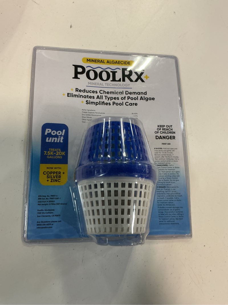 Condition photo showing New/Like New for PoolRX+ pool unit 7.5k-20k gallons 7,500 - 20,000 gallons 1 Unit