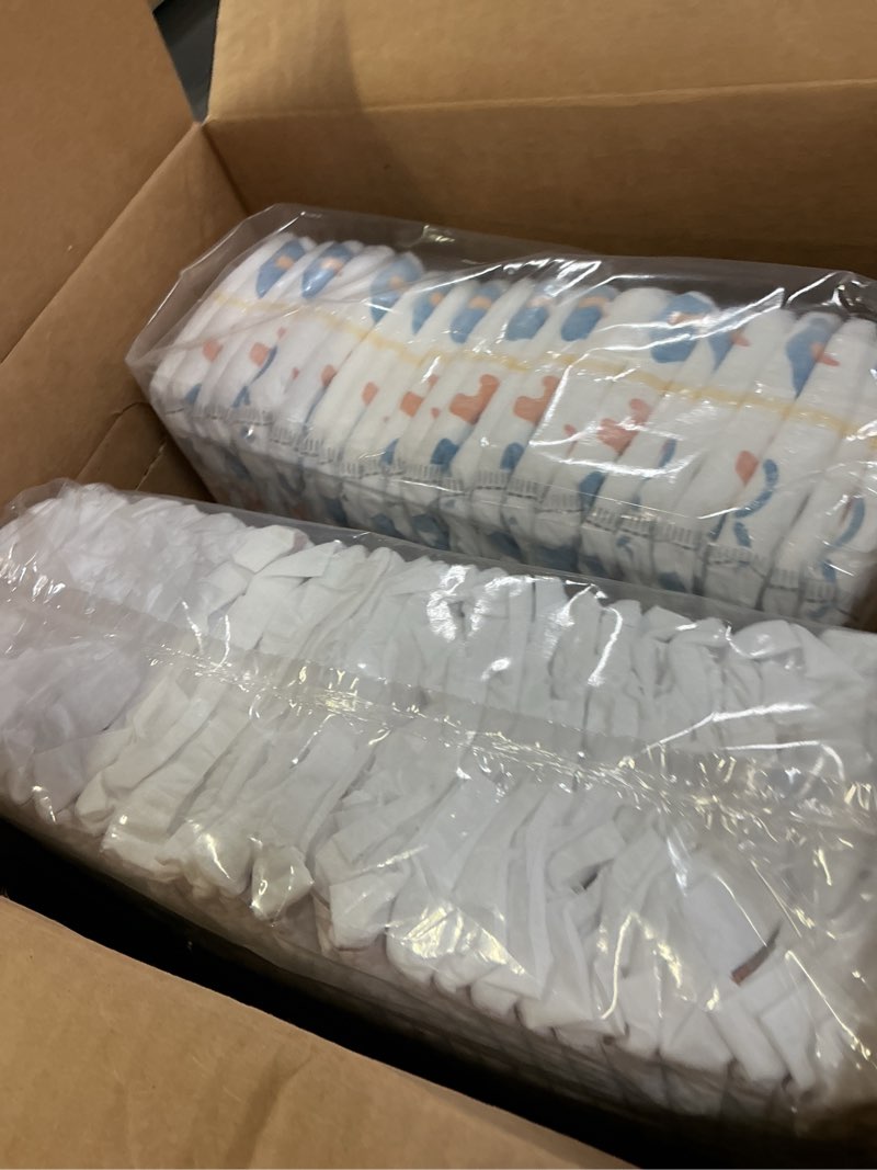 Condition photo showing New/Like New for pampers pure protection training underwear, unisex, size 3t4t, 58 count, premium, hypoallergenic, soft, absorbent 3t-4t 58