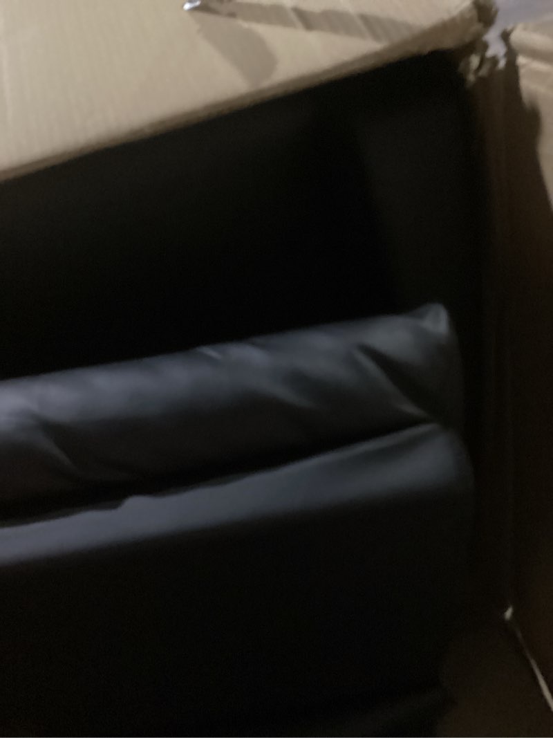 Condition photo showing item condition for FDW Recliner Sofa Massage Chair Home Theater Seating with Lumbar Support and Padded Backrest for Living Room and Bedroom (Leather, Black) Black with Massage Function