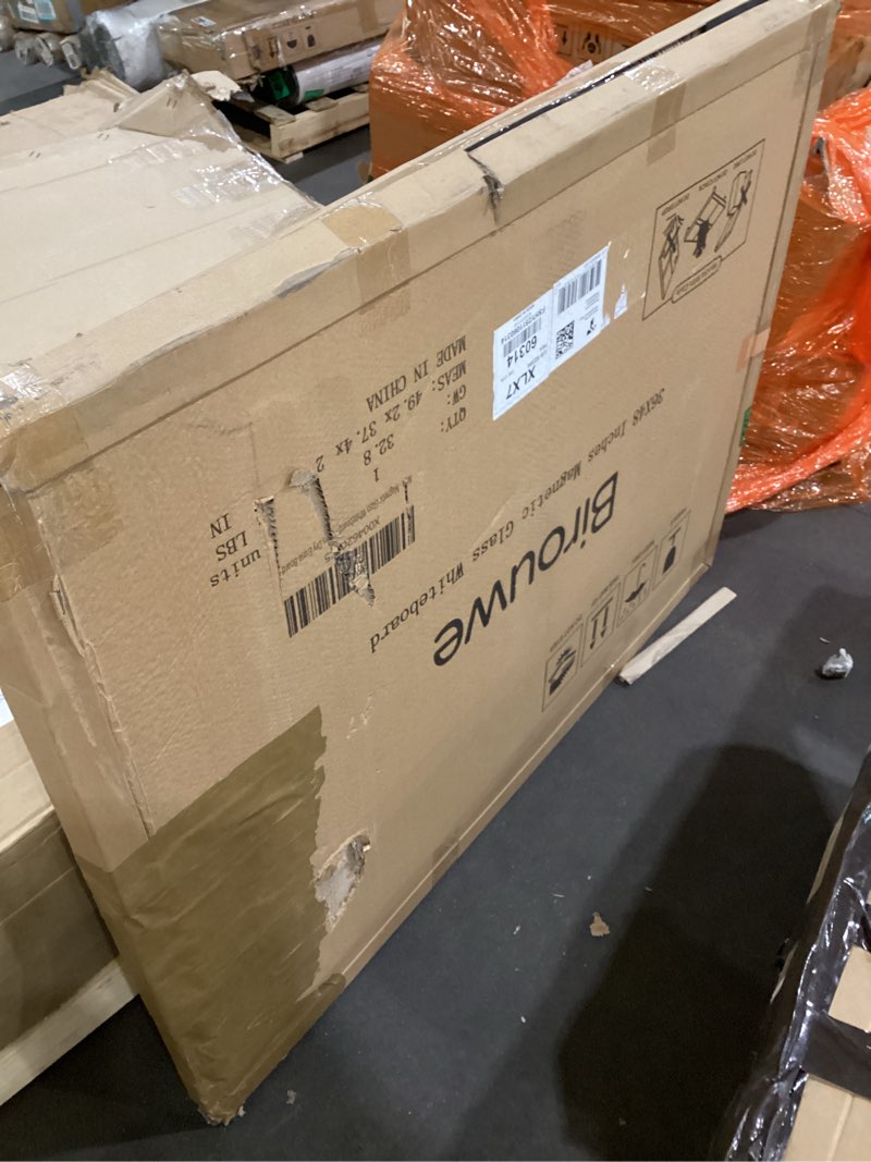 36”x48” Magnetic glass white board