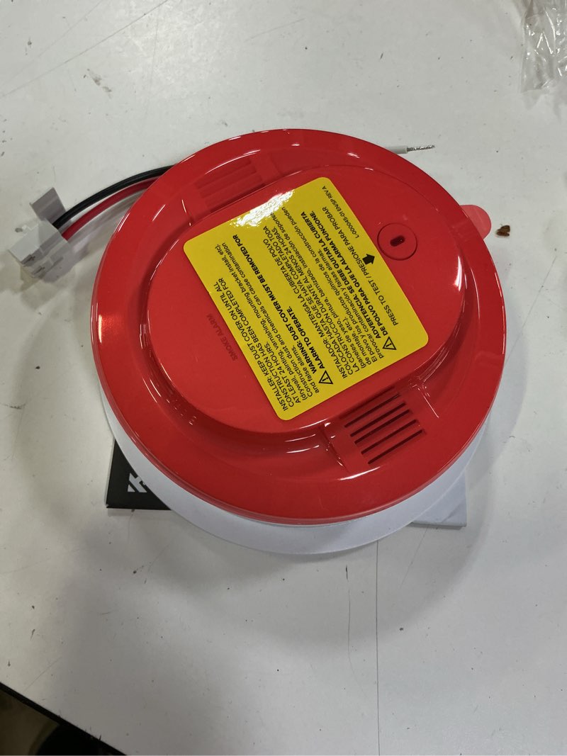 Condition photo showing Good Condition for kidde hardwired photoelectric smoke detector alarm, aa battery backup, 5-inch