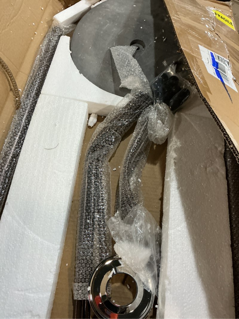Condition photo showing Good Condition for kertnic metal coat rack stand with natural marble base, free standing hall tree with 12 hooks for hanging scarf, bag, jacket, home entry-way hat hanger organizer (bronze)