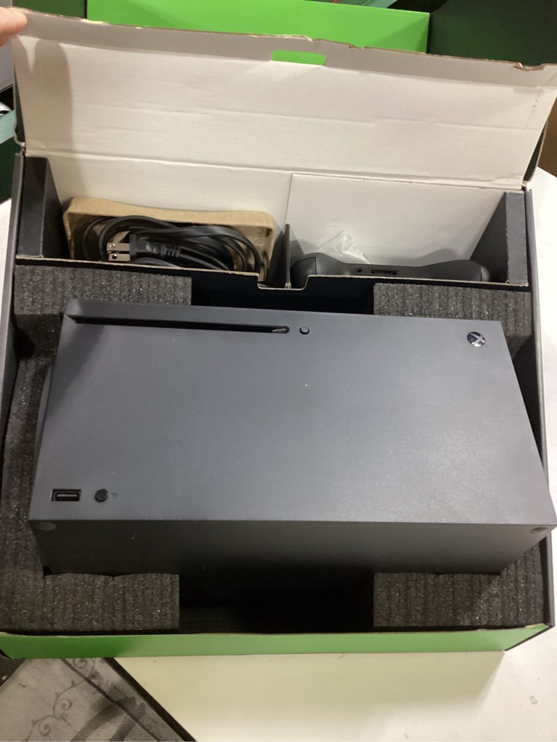 Condition photo showing Working Condition Verified for (no control remote)xbox series x - gaming console - 1tb ssd - includes wireless controller - 4k gaming - 120fps - carbon black xbox series x 1tb disc drive edition + controller