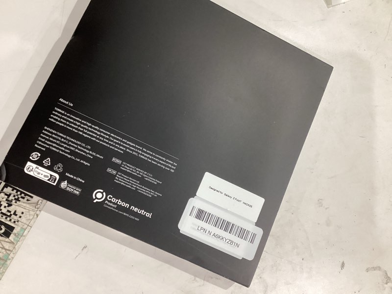 Condition photo showing Good Condition for TORRAS Upgraded Magnetic Shockproof for Samsung Galaxy Z Fold 7 Case with Screen Protector, Fit for MagSafe, 4X Military Grade Hinge Protection, Translucent Slim Case for Samsung Z Fold 7, Black Black for Samsung Galaxy Z Fold 7