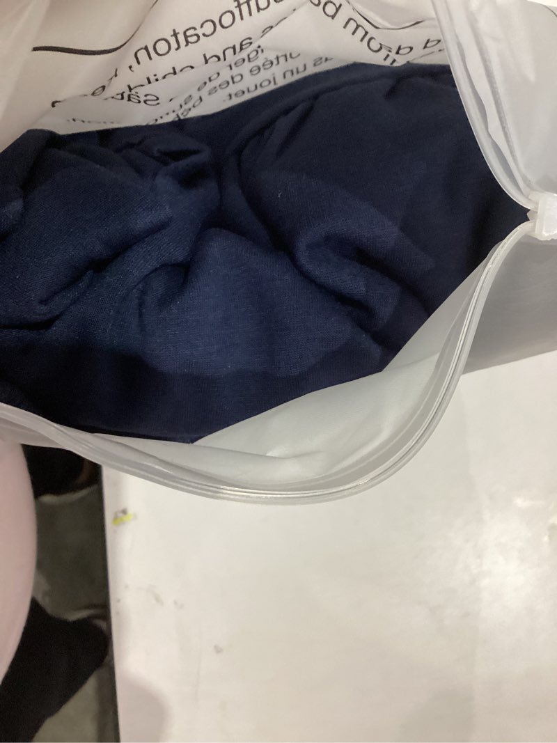 Condition photo showing New/Like New for Dokuritu Sweatshirt Dress for Women Crewneck Long Sleeve Ruffled Patchwork Pullover Fall Dress Casual Sport Mini Dress Navy Blue X-Large