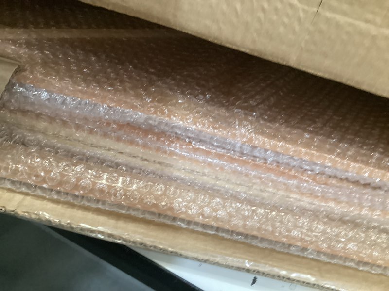 Condition photo showing As Is for wire shelf covers, bamboo wire rack covers for home kitchen, office organization pantry and closet (5pcs, 24" w x 16" d)