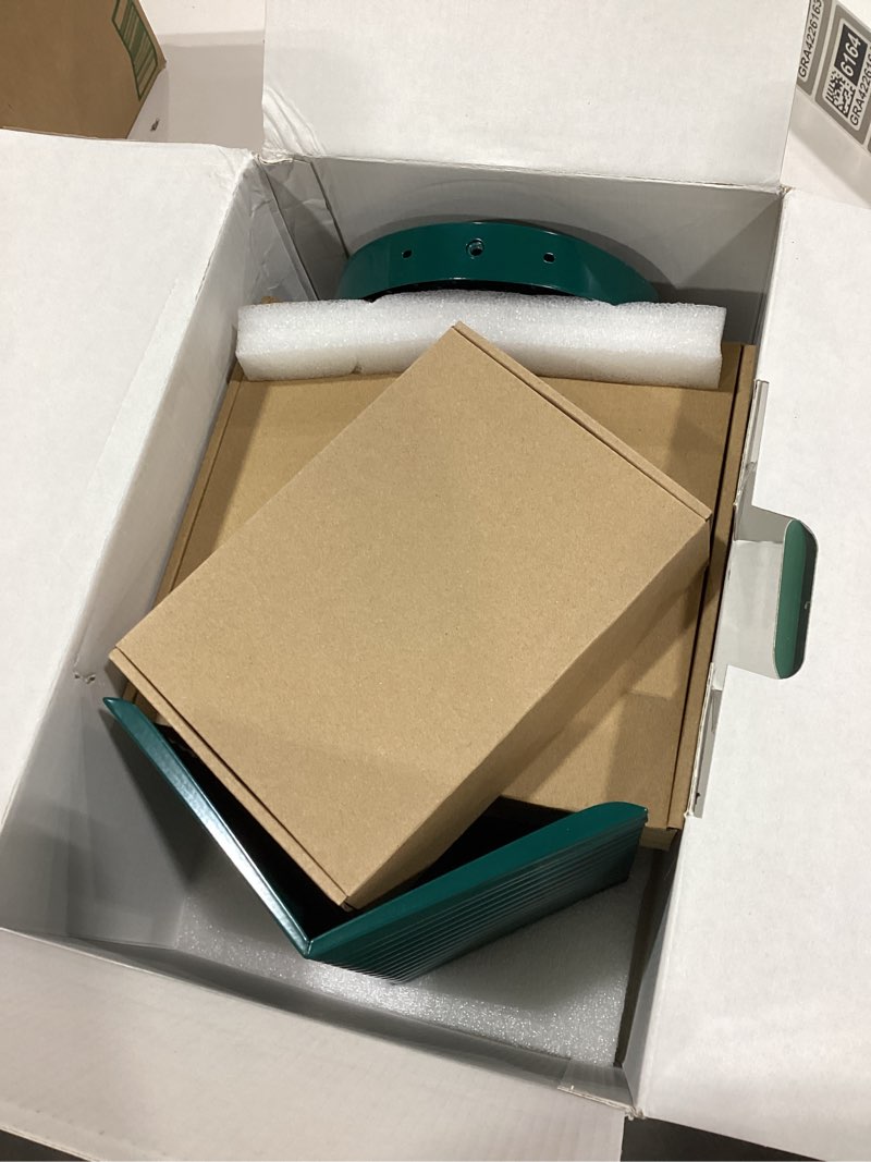 Condition photo showing New/Like New for Soliom- Bird Feeder with Camera, 5W Solar Powered, AI Identify Species, Smart Wild Bird Watching, 2K Live View, Instant Arrival Alerts,Large 2.7L Seed Capacity, Metal Squirrel Chew-Proof - BF08 Green