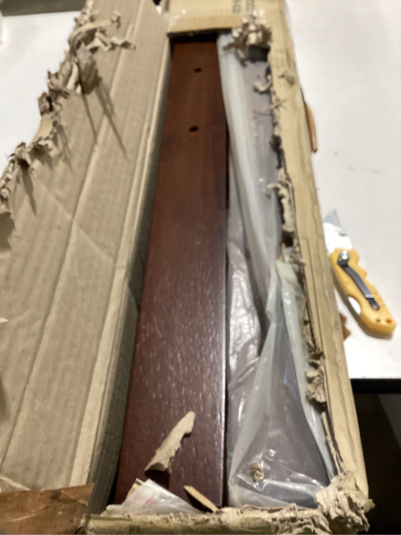 Condition photo showing As Is for incomplete hillsdale 1159-020 matson daybed - wood posts