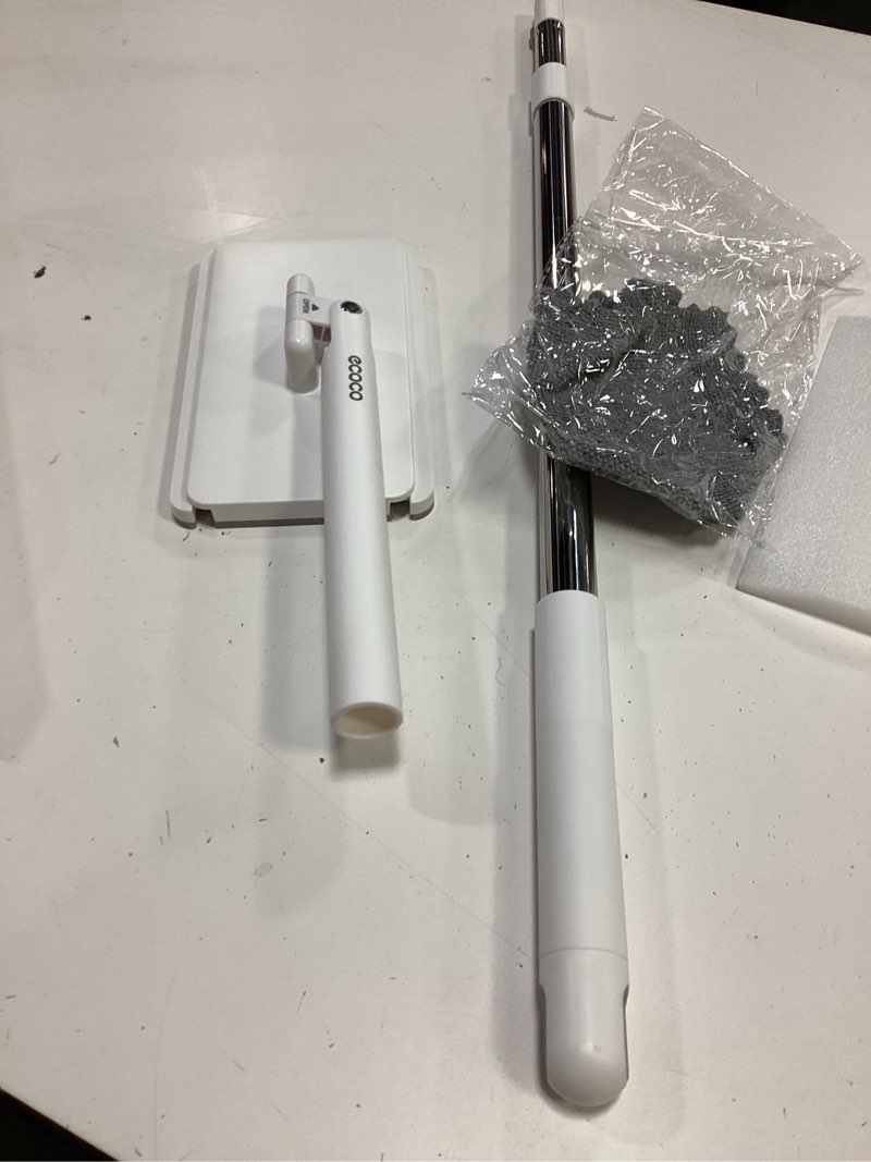 Condition photo showing Good Condition for snap grip mini mop for disposable face towel, zero-touch attach & remove minimop, extendable lazy mops for bathroom, mirror, wood floor, reusable snapgrip mop works with tiny cloth(48")