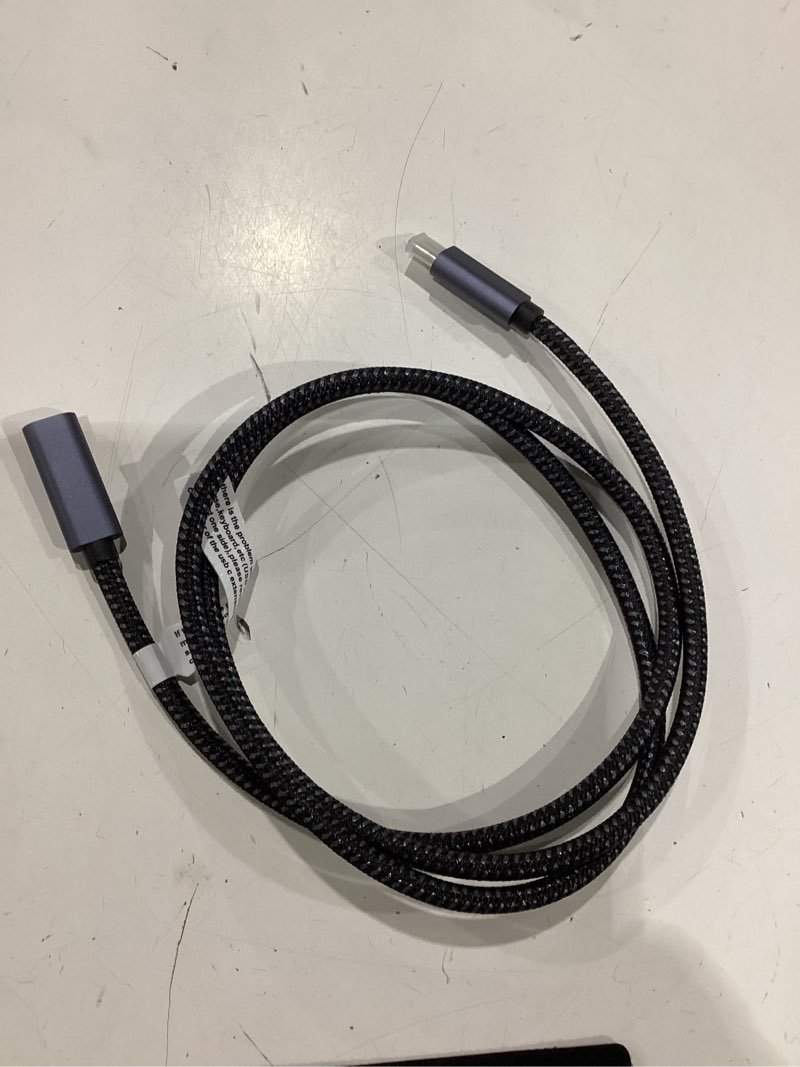 Condition photo showing New/Like New for faracent usb c extension cable (20gbps/240w/3.3ft), usb 3.2 type c 3.1 male to female extension charging & sync for iphone 17 16 15 pixel psvr2 macbook air pro/new ipad dell xps surface book 3.3ft*1 grey 1