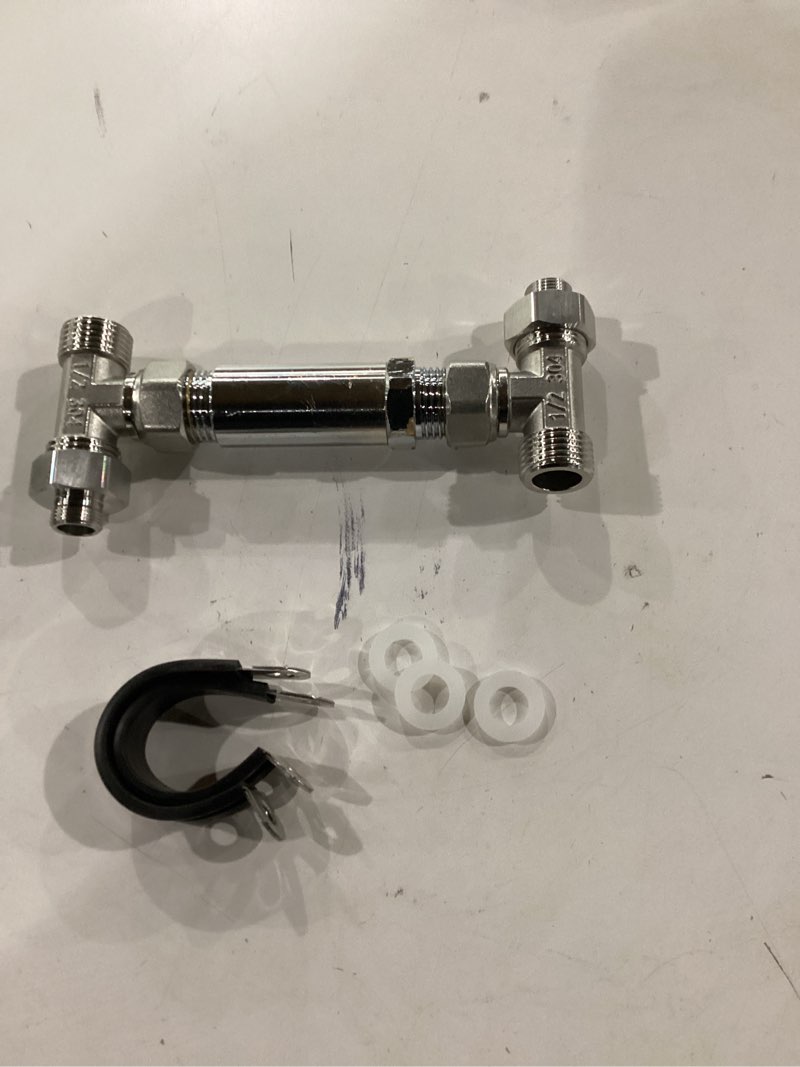 Condition photo showing New/Like New for Similar to ****304 Stainless Steel Bypass Valve for Instant Hot Water Recirculating Pump A Great Replacement for the Old Plastic Version