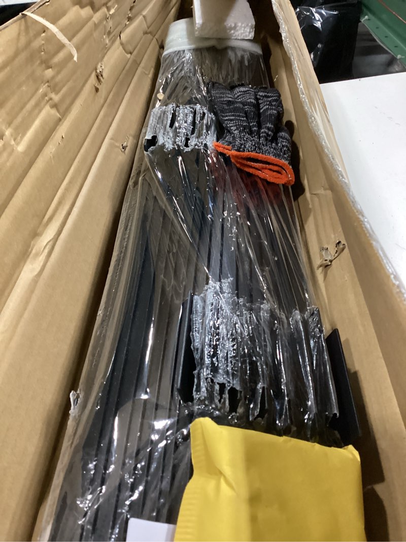 Condition photo showing Good Condition for 15 pack metal fence post, 7ft heavy duty garden fence post for wire fence, fence posts no dig u post for lawn, garden, farm 7ft 15pcs